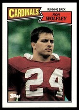 Ron Wolfley RC 1987 Topps #333 Phoenix Cardinals 32714 Football Card