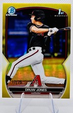 Bowman 2023 Chrome Druw Jones Gold Refractor 1st #BCP-25 Diamondbacks