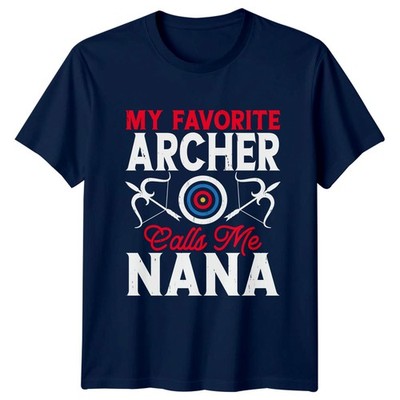 My Favorite Archer Calls Me Damen T-Shirt Pfeil und Bogen Bogenschießen Geschenk für Sie