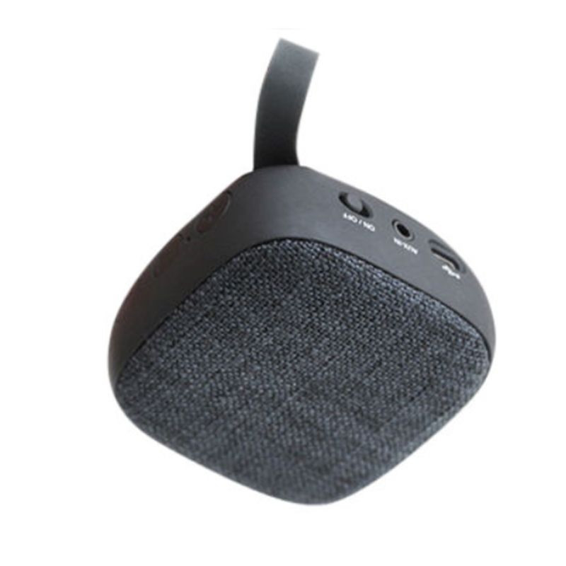 Mini enceinte Bluetooth rétro bleue portable pour écouter vos podcasts partout - 3