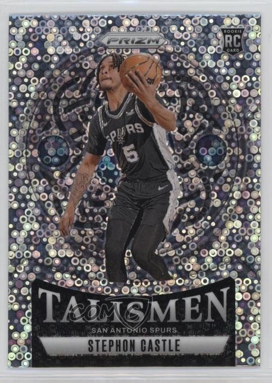 2024-25 Panini Prizm Talismen Fast Break Stephon Castle #14 Rookie RC 1pk2