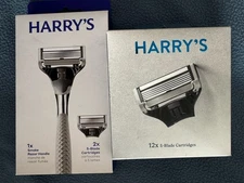 Harry’s Razor Starter Set Handle + 17 Cartridges 5-Blade German Steel