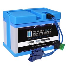 Mighty Max 12V 12AH Lithium F2 Battery Compatible with Peg Perego Raptor Rideon