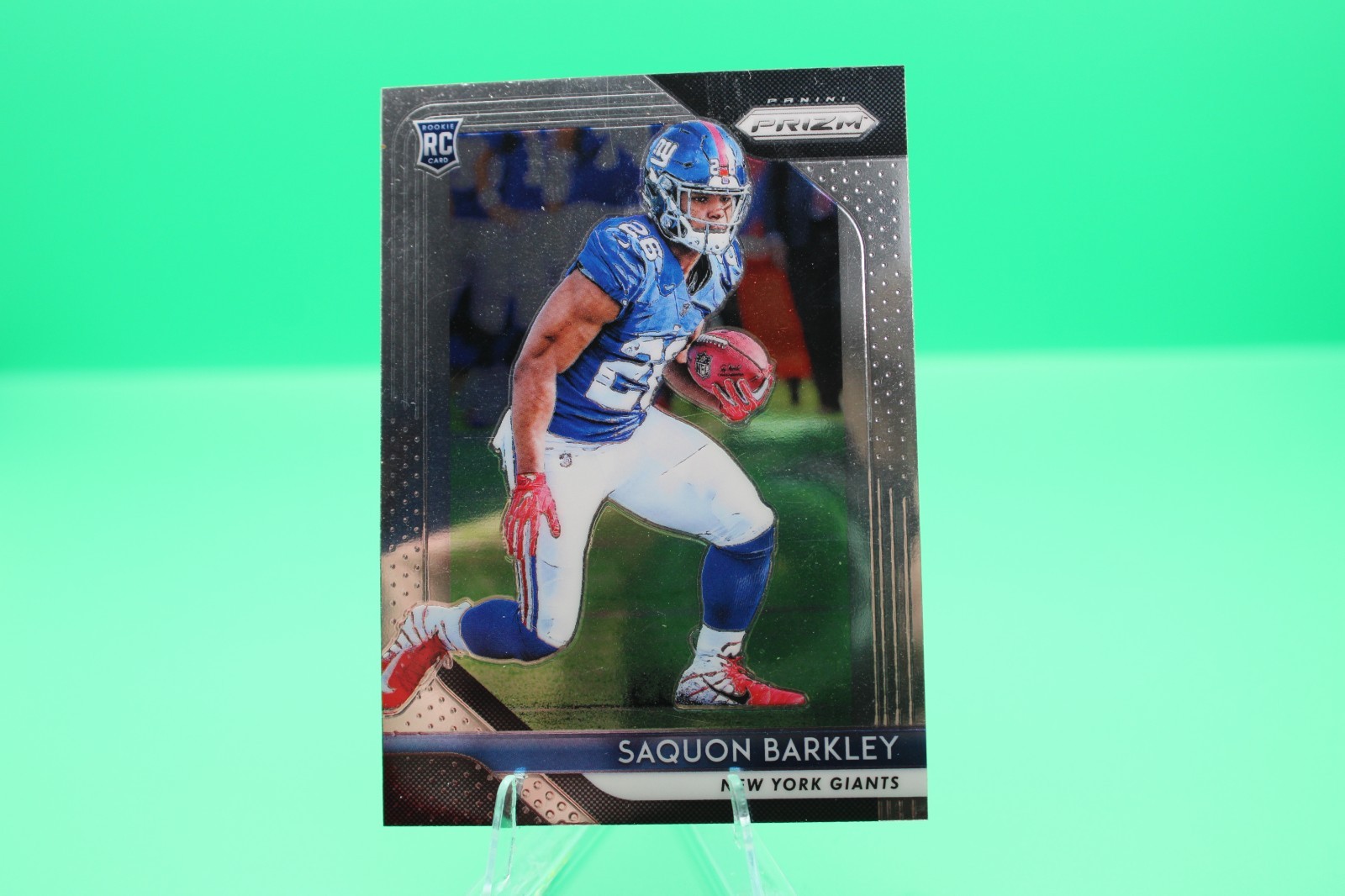 SAQUON BARKLEY 2018 Panini Prizm Rookie RC Card #202 Base New York Giants Eagles