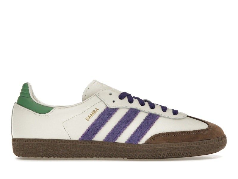 adidas Samba OG Off White Purple Green W - ID8349 | eBay