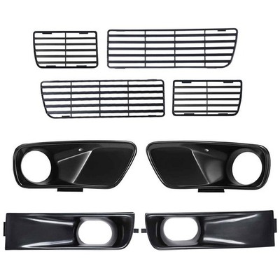 Front Air Intake Vent Reflector Indicator Grille 8 Pcs For EUDM VW MK3 Golf GTI