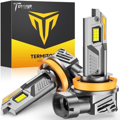 Light Bulbs, 50,000LM 12X Super Brightness, 360° Adjustable Quick H11/H8/H9