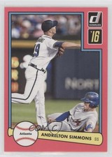 2016 Panini Donruss 1982 Design Pink Border Andrelton Simmons #D82-40 b1p
