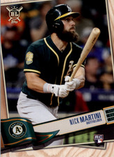 Nick Martini RC 2019 Topps Big League #281 Oakland Athletics Rookie Card