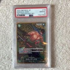 One Piece Roronoa Zoro SEC OP06-118 PSA 10 Gem Mint Japanese c040