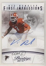 2015 Panini Prestige First Impressions /99 Vic Beasley Jr #FI-VB Auto 02rn