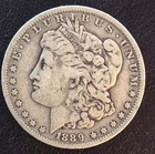 1889-O $1  MORGAN DOLLAR UNGRADED VF