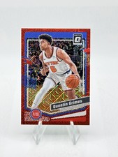 2023-24 Donruss Optic Quentin Grimes #46 Choice Red Detroit Pistons #/88 SP