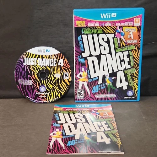 Just Dance 4 Nintendo Wii U Game CIB