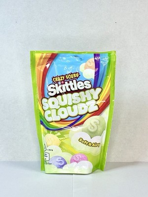 Crazy Sours Skittles Squishy Cloudz Candy Bulk Chewy Exotic UK Candy 141g Bag