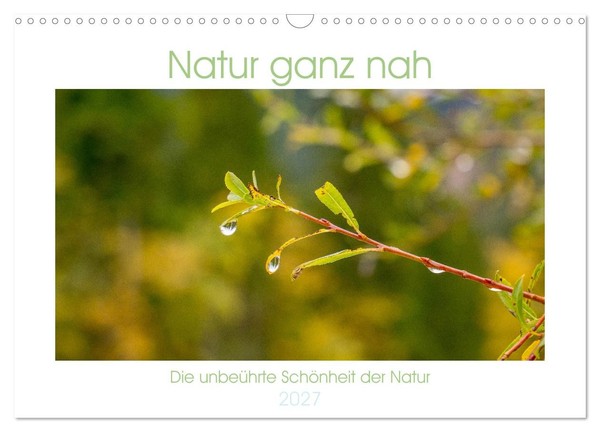 "Calendar 2027 · US Version · Nature Up Close Calendar (Wall Calendar 2027 17\" ×"-image