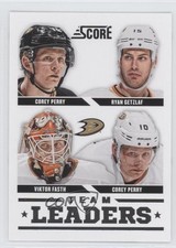 2013-14 Score Team Leaders Corey Perry Ryan Getzlaf Viktor Fasth #551 3d5