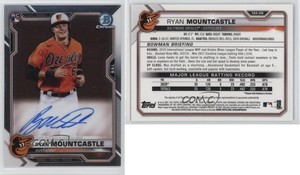 2021 Bowman Chrome Rookie Auto Ryan Mountcastle #CRA-RM Auto RC