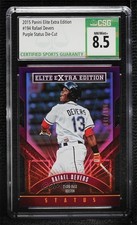 2015 Elite Extra Edition Status Purple Die-Cut 42/150 Rafael Devers CSG 8.5 o7m