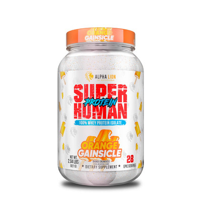 Alpha Lion Superhuman 100% Whey Protein Isolate Orange Creamsicle Gain 927g NEW
