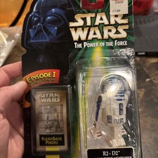 Star Wars POTF R2-D2 with Launching Lightsaber Flashback  BRAND NEW NM
