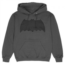 Batman Frank Miller Dark Knight Returns Logo Hoodie Grey