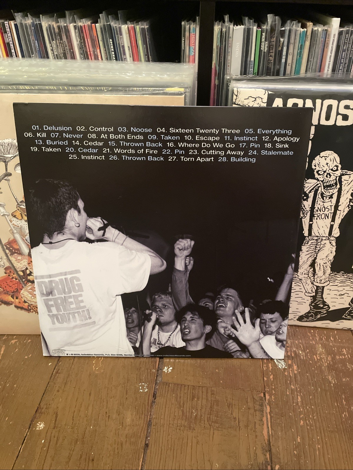 Undertow Everything LP Vinyl Indecision Rec BLACK/BLUE RARE OOP UNBROKEN HIMSA