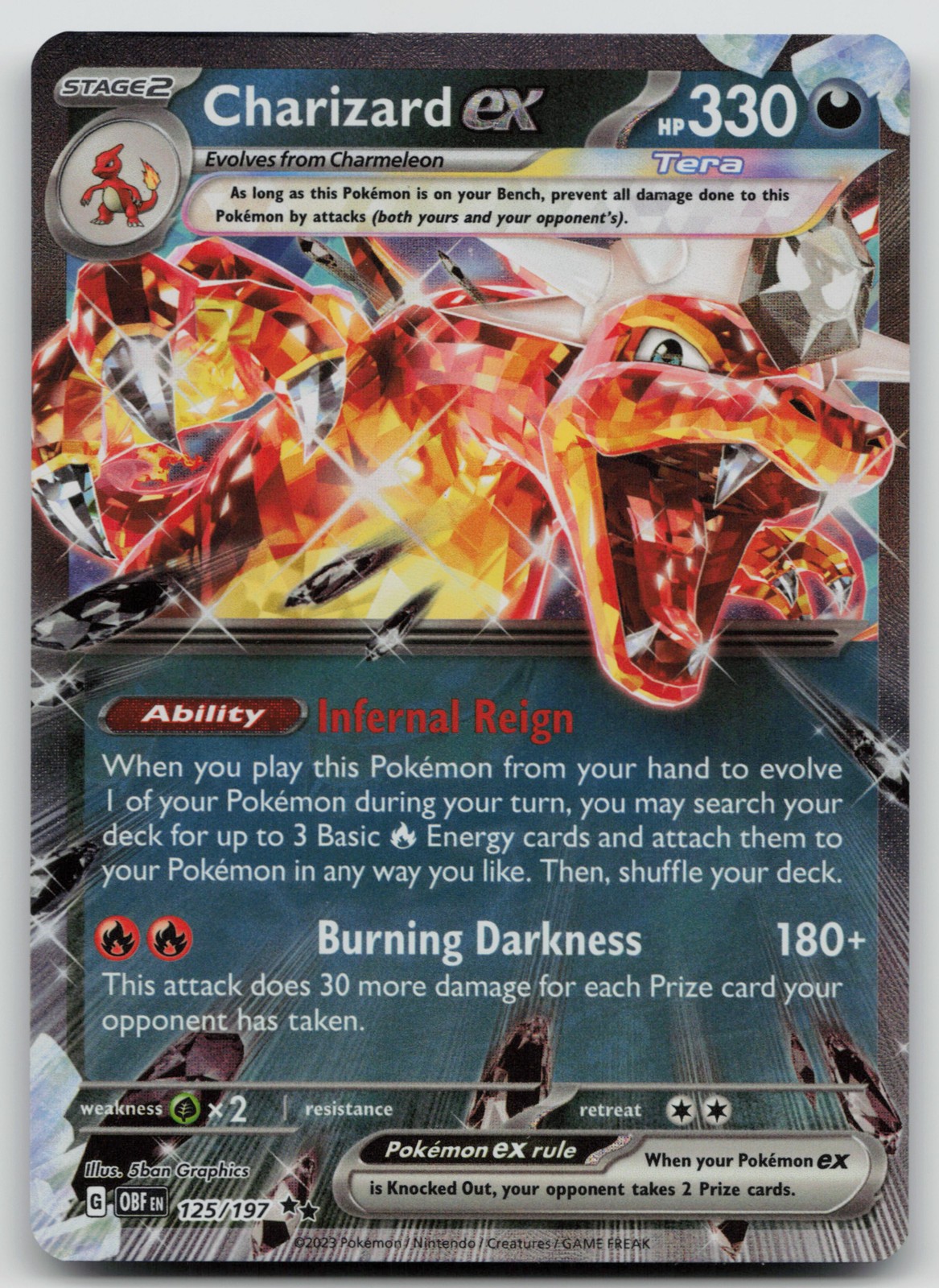 Prize Pack Series Cards #125/197 Charizard ex