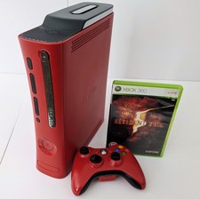 Xbox 360 Elite 120GB Resident Evil 5 Limited Edition Red Console - Jasper PAL