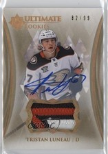 2023 Upper Deck Ultimate Collection Rookies 82/99 Tristan Luneau Patch Auto ey6