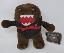 Domo Kun Karate Ninja Black Robe Stuffed Plush Toy - Nanco 2010 with Tag READ