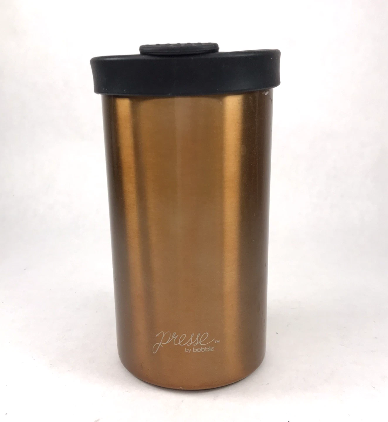 Presse by Bobble French Press Travel Mug Copper Stainless Steel 13 oz