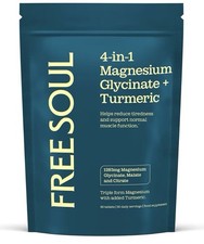 Magnesium Glycinate 4-in-1 Complex 1283mg + Turmeric 2000mg Vegan 90 Tablets 0.11 per thousand milligrams