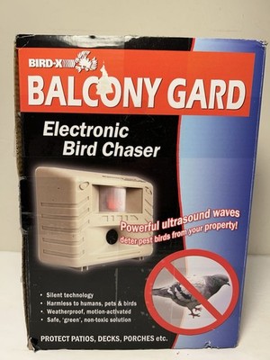 Bird-X Balcony Gard Electronic Repeller Ultrasonic - Gray