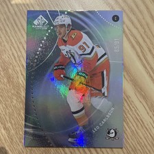 2025-26 sp game used Leo Carlsson True Base /91!!  #171