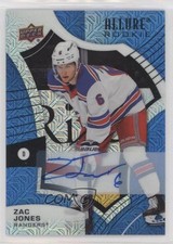 2021-22 Upper Deck Allure Rookies Blue Line Auto 18/35 Zac Jones #139 Auto 2y5