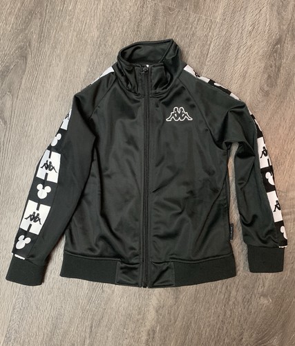 Kappa Kids x Disney Track Jacket Full Zip 6 Years-116cm, Black & White Pockets - Picture 9 of 13