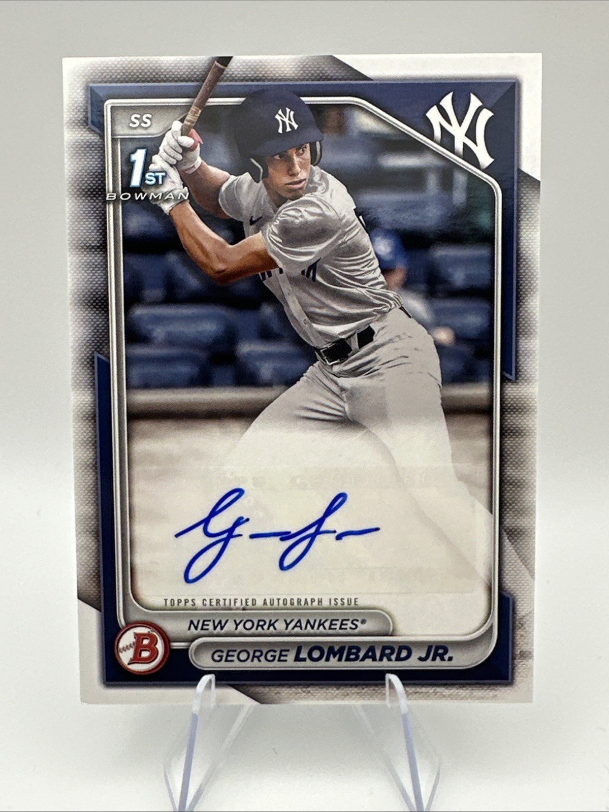 2024 Bowman 1st George Lombard Jr Auto 🔥 Bowman 1st Auto 🔥 New York Yankees