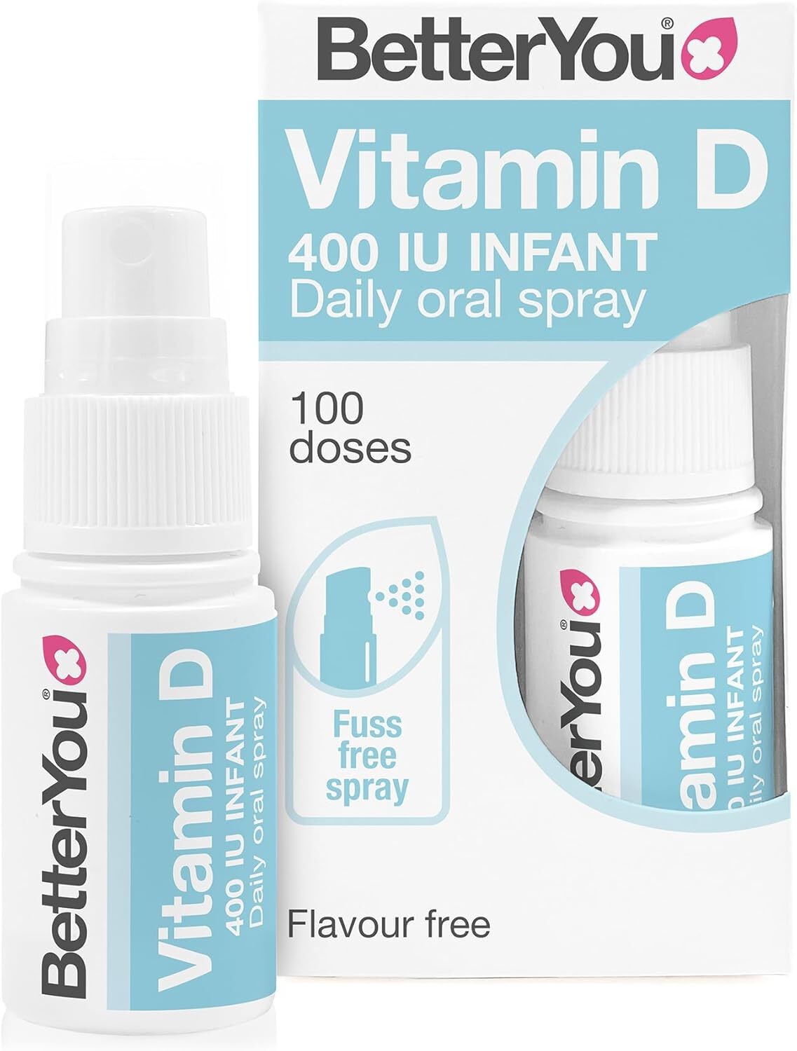BetterYou Vitamin D 400 IU Infant Oral Spray, Flavour Free - 15ml