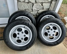 Nice Set Of 4 Used Original Porsche 924s 944 7jx15 Phone Dial Wheels