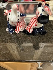 Ty Righty 2000 Political Elephant Stars Stripes 6 Beanie Baby MWMT