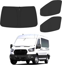 Front Windshield   Side Window Sun Shade for 2015-2024 Fo-rd Transit Van