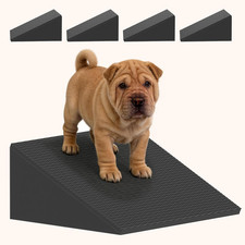 4 Pack Dog Stair Wedge Ramps Non Slip Foam Pet Ramp for Small Dogs Cats