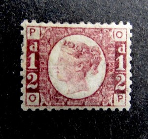 nystamps Great Britain Stamp # 58 P20 Mint OG H $350 L24y1392