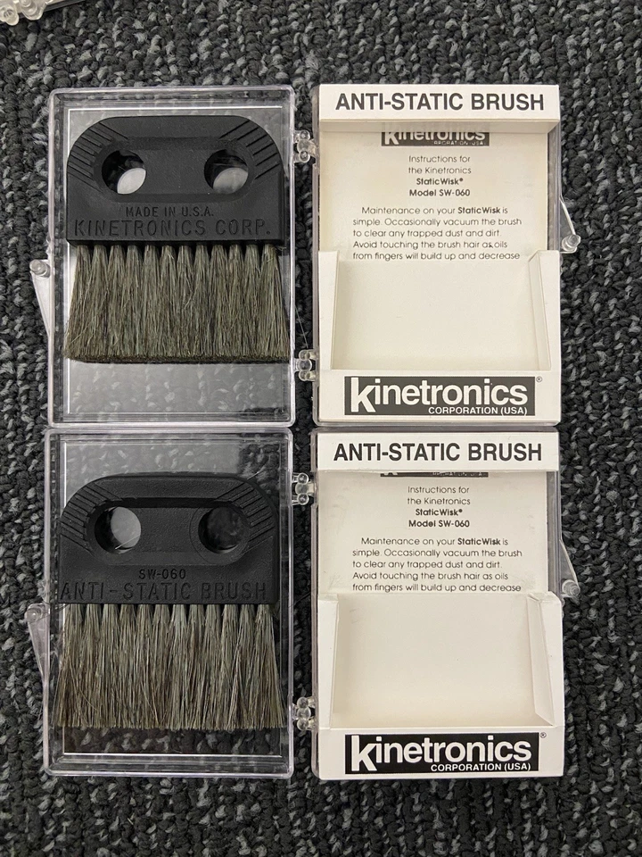 Lote de 4 pincéis antiestáticos Kinetronics na caixa - Imagem 3 de 4
