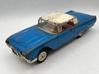 Vintage Bandai Tin Friction 1962 Blue Ford Thunderbird Japan - 11" Long *READ*
