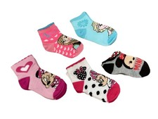 Disney Minnie Mouse  Frozen Kids Socks  4 Ankle  1 Low Cut  Unused  See Descript