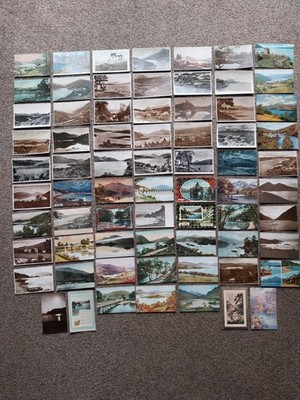 Lochs. 70 x Postkarten Lot. Schottisch. Schottland. Seen.