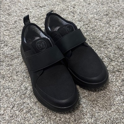 Alegria Rok N Roll Slip Resistant Sneakers No Tie Black 38