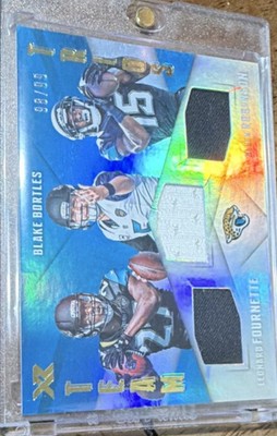 Panini 2017 XR Team Trios Jaguars Fournette Bortles Robinson TT-JAC /99